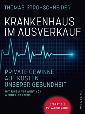 cover image of Krankenhaus im Ausverkauf